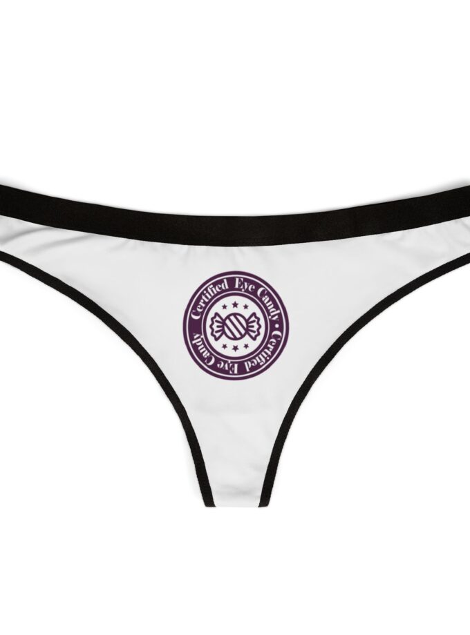 Certified Eye Candy Women's Thongs - Sleek & Chic Lingerie