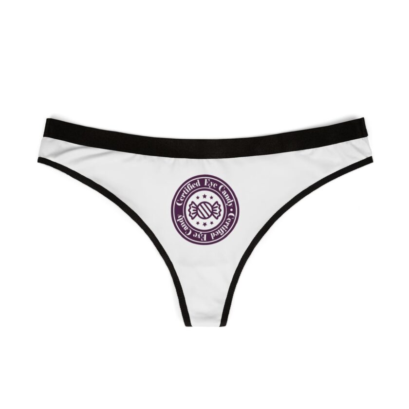 Certified Eye Candy Women's Thongs - Sleek & Chic Lingerie