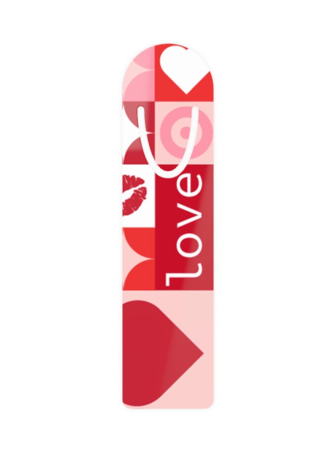 Love-Themed Bookmark - Cute Heart Design for Book Lovers