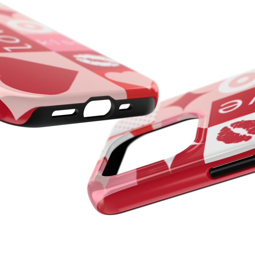 Romantic Love Phone Case – Kiss & Heart Design for Valentine's Day - Image 15