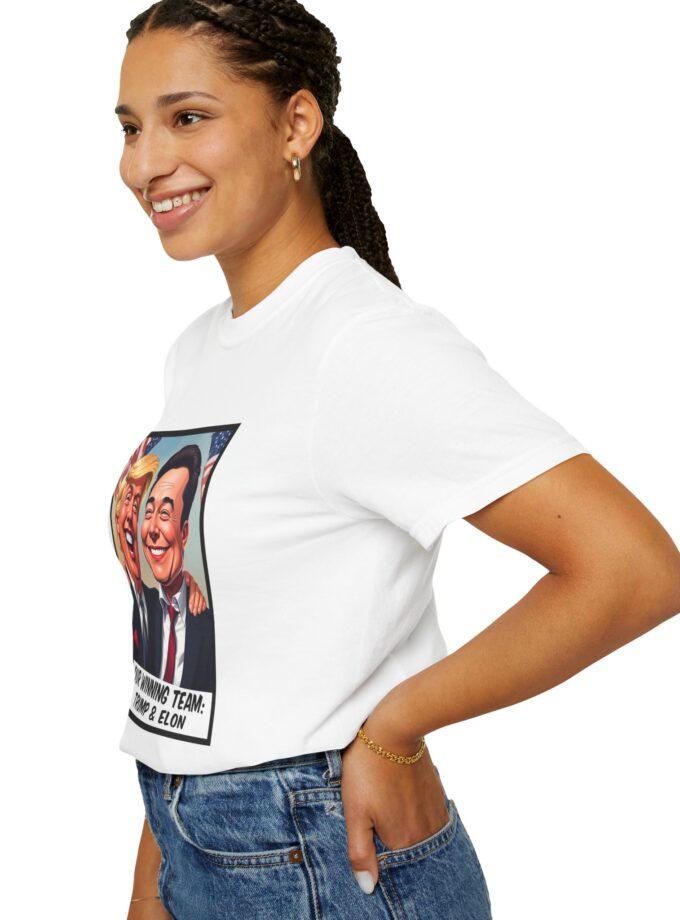Unisex Garment-Dyed T-Shirt: Our Winning Team: Trump & Elon