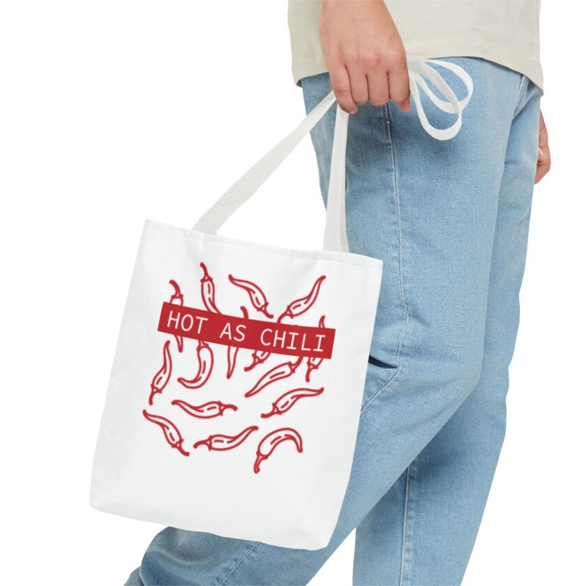 Hot as Chili Tote Bag - Fun & Stylish Grocery or Beach Companion - Image 11