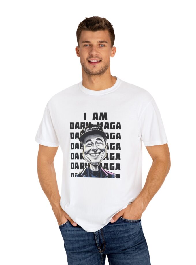 Funny Unisex Garment-Dyed T-Shirt - 'I AM DARK BAGA' Graphic Tee