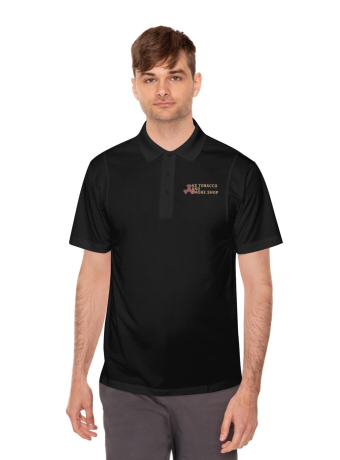 Men's Sport Polo Shirt - Tobacco Smoke Shop Logo - Casual & Stylish Outdoor Attire