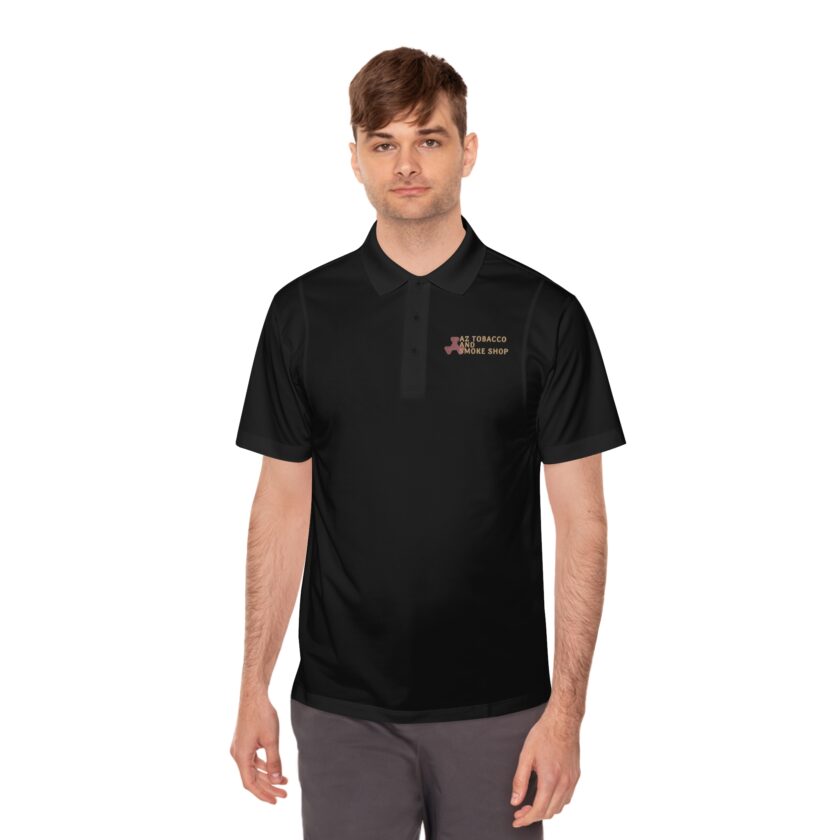 Men's Sport Polo Shirt - Tobacco Smoke Shop Logo - Casual & Stylish Outdoor Attire - Image 3