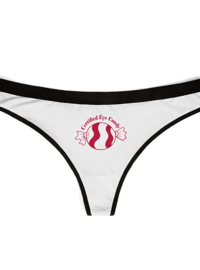 Certified Eye Candy Women's Thongs - Playful and Flirty Lingerie