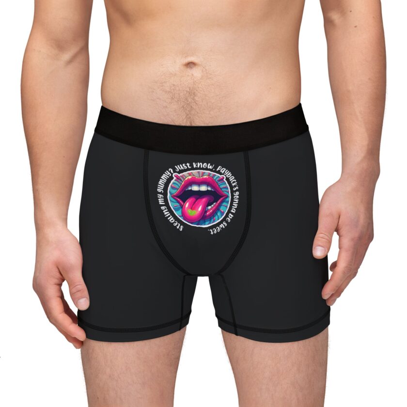 Rock 'N' Roll Men's Boxers with Fun Lips Design - Image 4