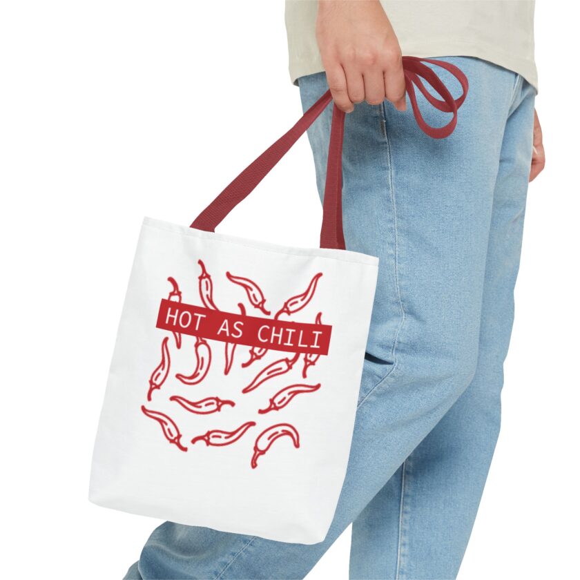 Hot as Chili Tote Bag - Fun & Stylish Grocery or Beach Companion - Image 7
