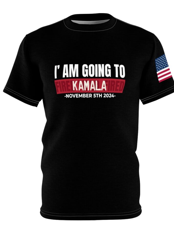 Unisex Political Statement Tee with American Flag