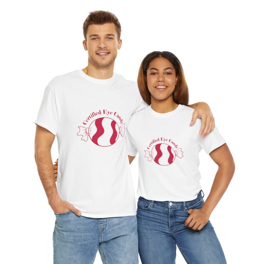 Certified Eye Candy Unisex Heavy Cotton Tee - Sweet and Fun T-Shirt for Casual Outings - Image 5