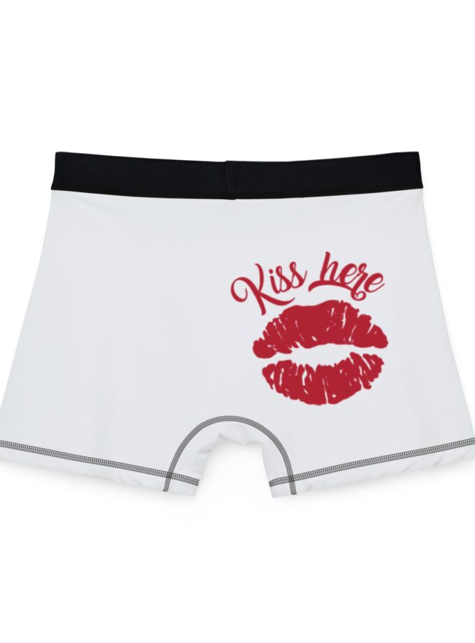 Kiss Here Men's Boxers - Fun and Flirty Underwear for Everyday Comfort