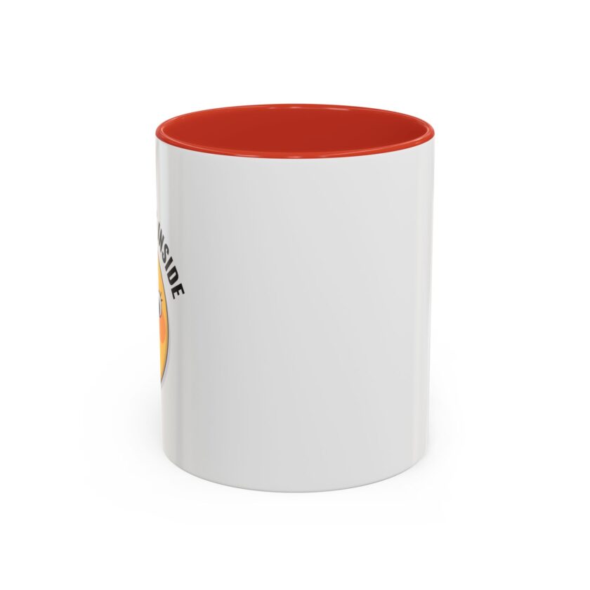 Cheerful Emoji Accent Coffee Mug - Perfect for Daily Motivation - Image 2