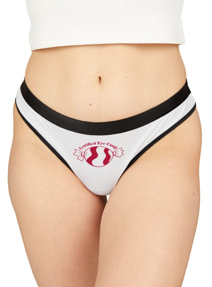 Certified Eye Candy Women's Thongs - Playful and Flirty Lingerie