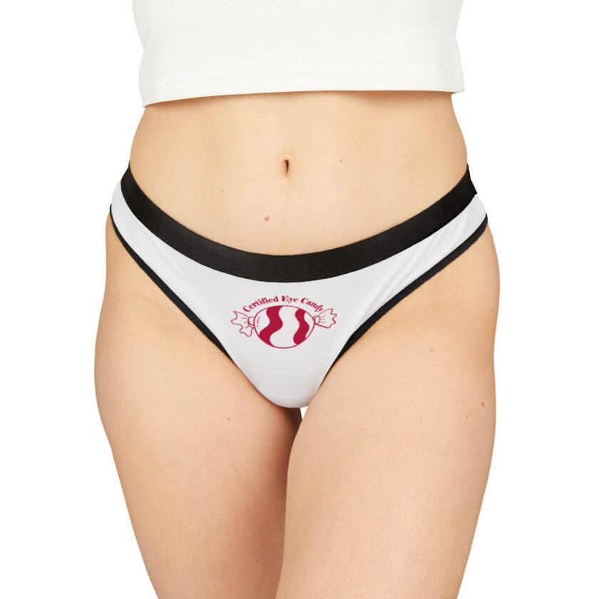 Certified Eye Candy Women's Thongs - Playful and Flirty Lingerie - Image 3