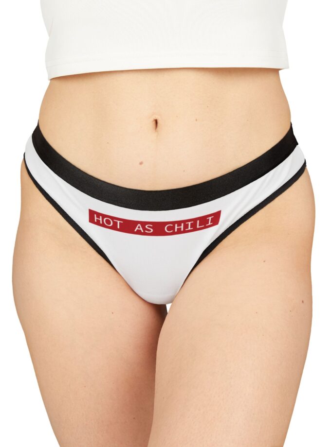 Hot as Chili Women's Thongs - Playful & Sassy Underwear for Everyday Fun