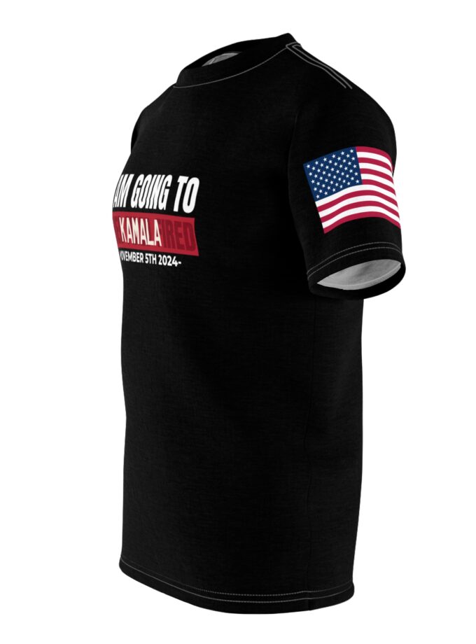 Unisex Political Statement Tee with American Flag