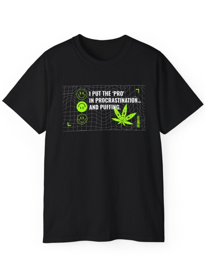 Funny Procrastination & Puffing Unisex Tee