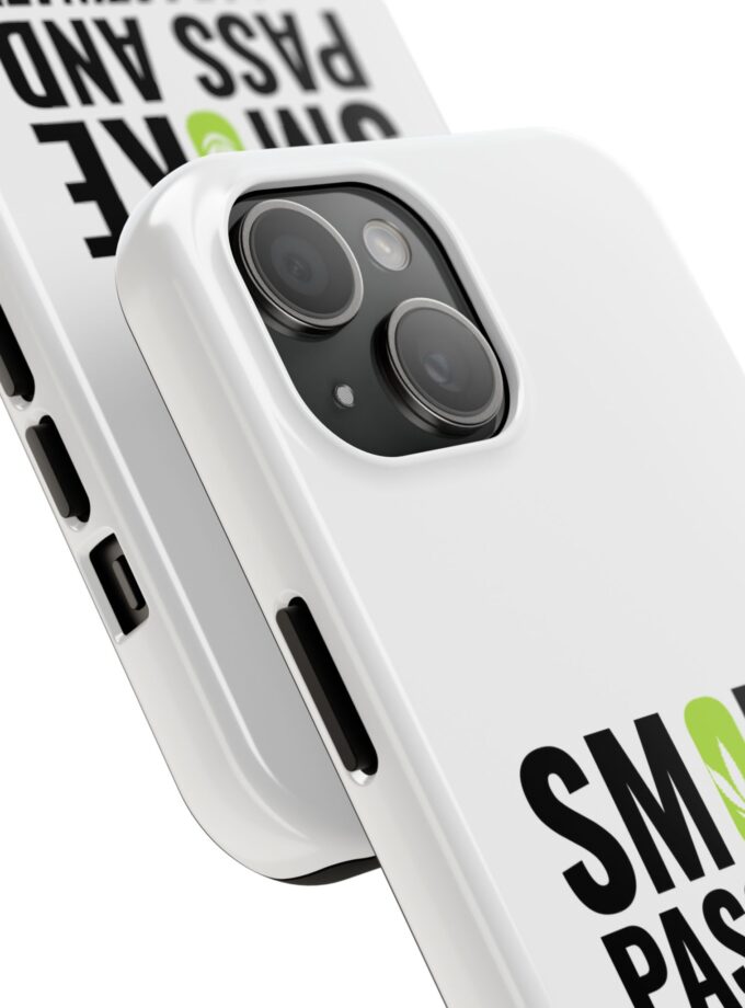 Inspirational Tough Phone Case - 'Smoke, Pass and Procrastinate'