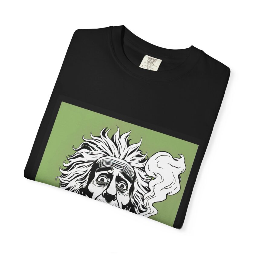 Einstein Cannabis-Themed Unisex T-Shirt - Perfect for Science Lovers and Stoners - Image 3