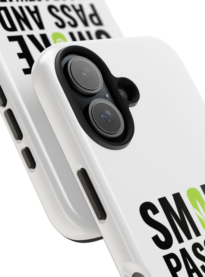 Inspirational Tough Phone Case - 'Smoke, Pass and Procrastinate'