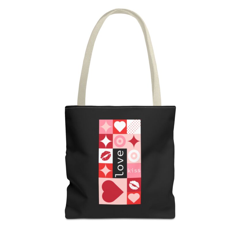 Love Kiss Heart Tote Bag - Perfect for Valentine's Day & Everyday Use - Image 13