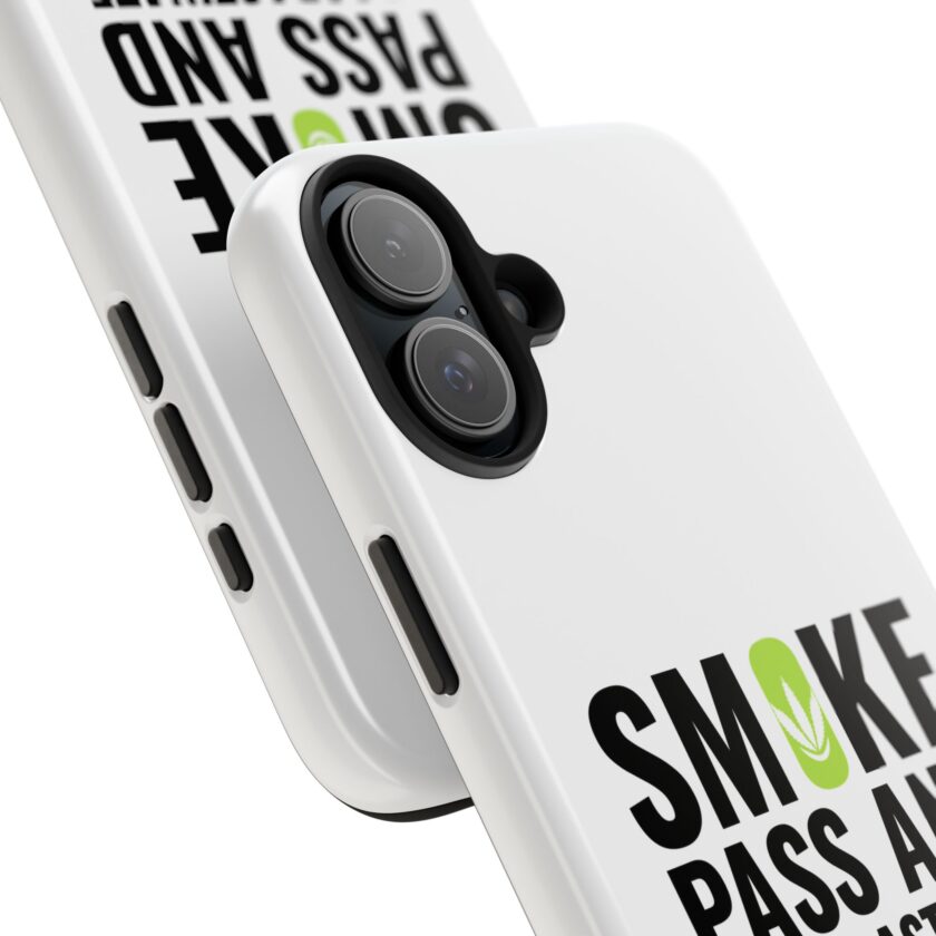 Inspirational Tough Phone Case - 'Smoke, Pass and Procrastinate' - Image 35