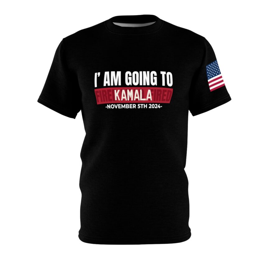 Unisex Political Statement Tee with American Flag