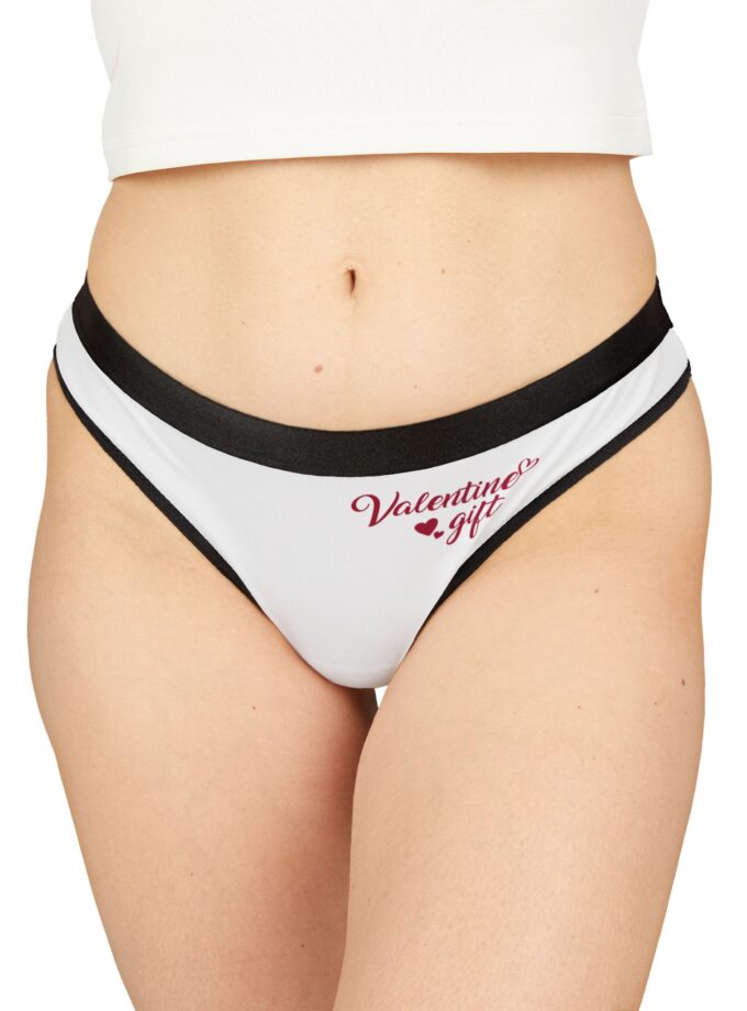 Valentine's Gift Women's Thongs - Cute & Comfortable Lingerie for Romantic Occasions