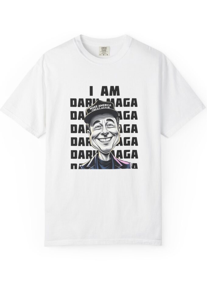 Funny Unisex Garment-Dyed T-Shirt - 'I AM DARK BAGA' Graphic Tee