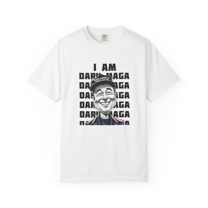Funny Unisex Garment-Dyed T-Shirt - 'I AM DARK BAGA' Graphic Tee